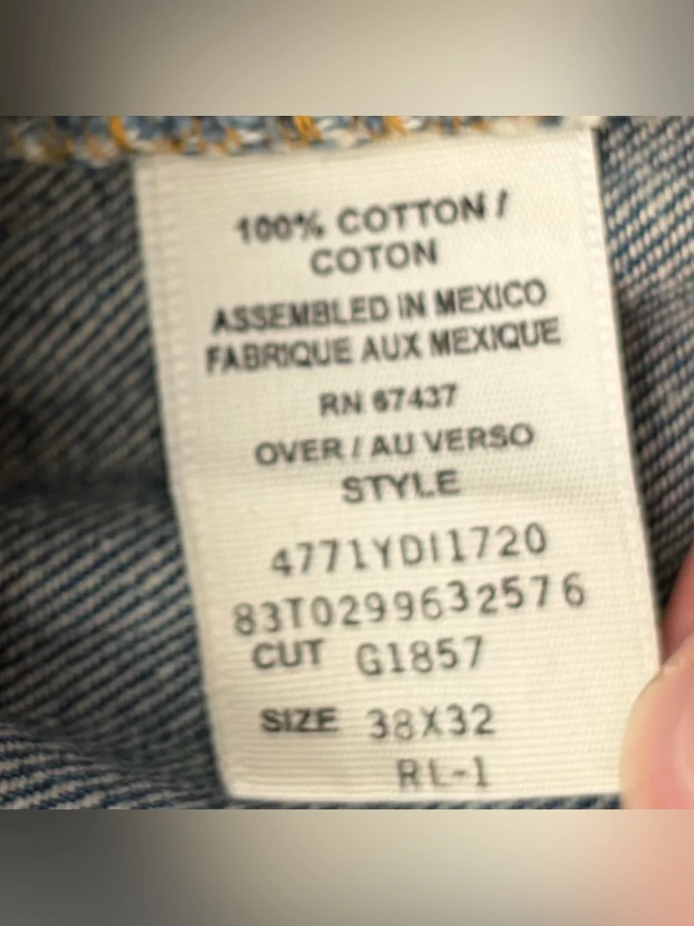 Ralph Lauren RL Polo Jeans Co Classic Blue Denim Jeans